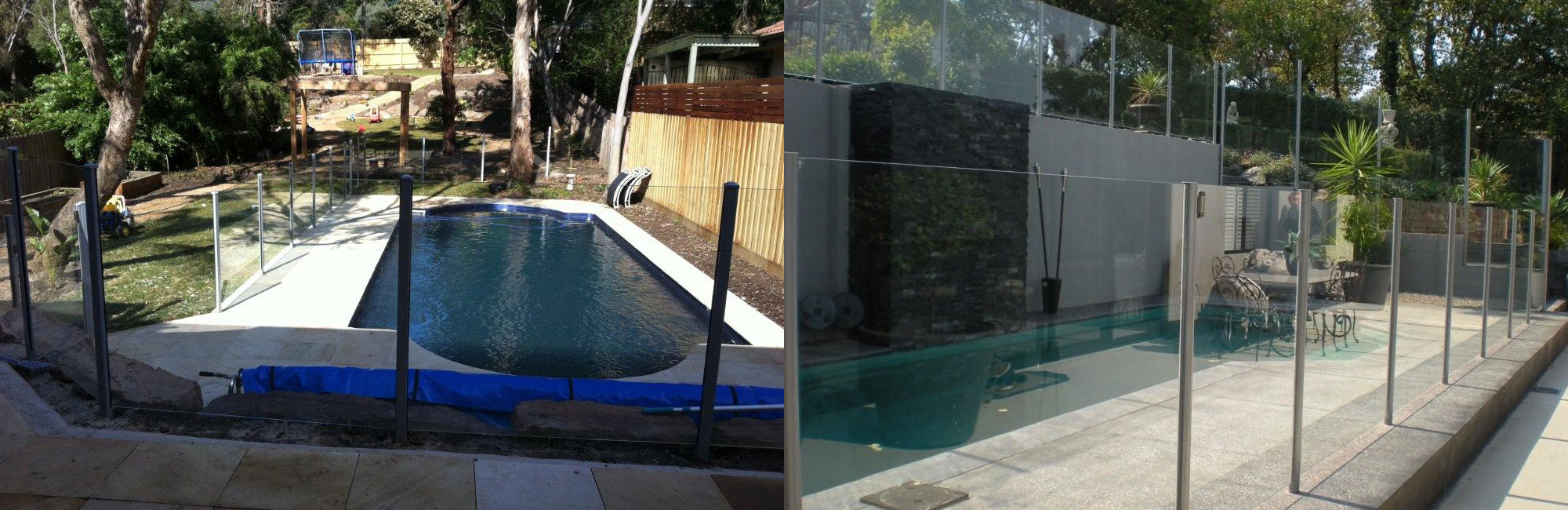 Semi Frameless Glass Pool Fencing 01524